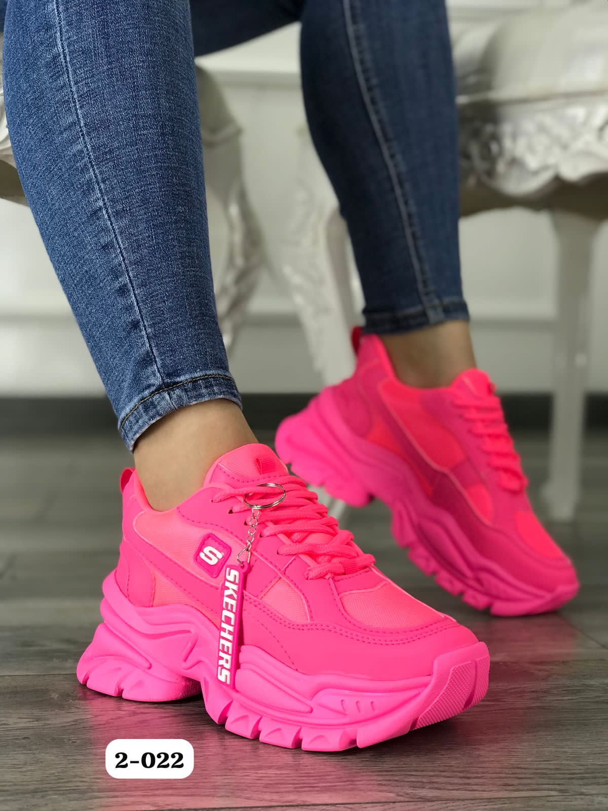Tenis Skechers Plataforma Dama