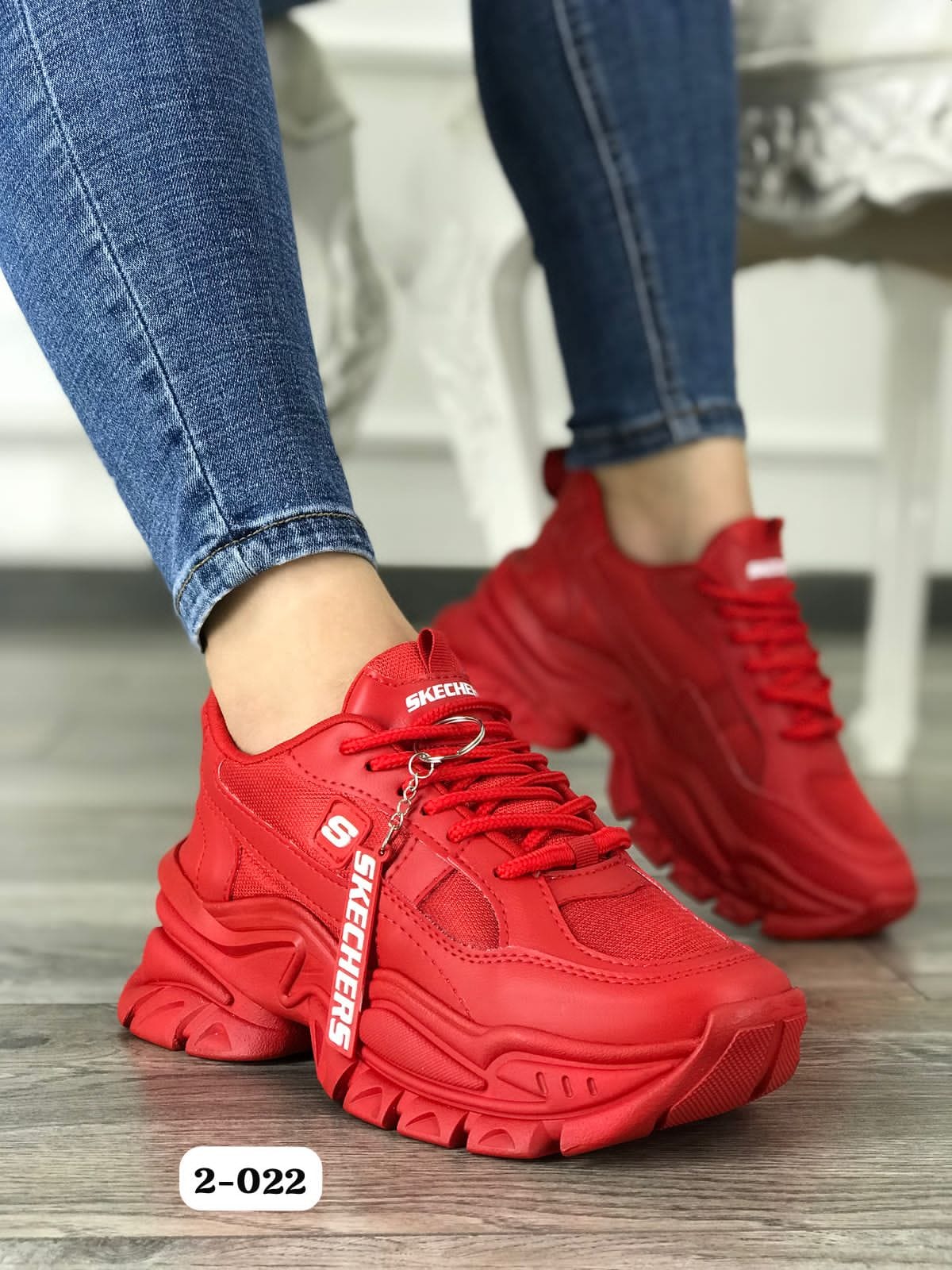 Tenis Skechers Plataforma Dama