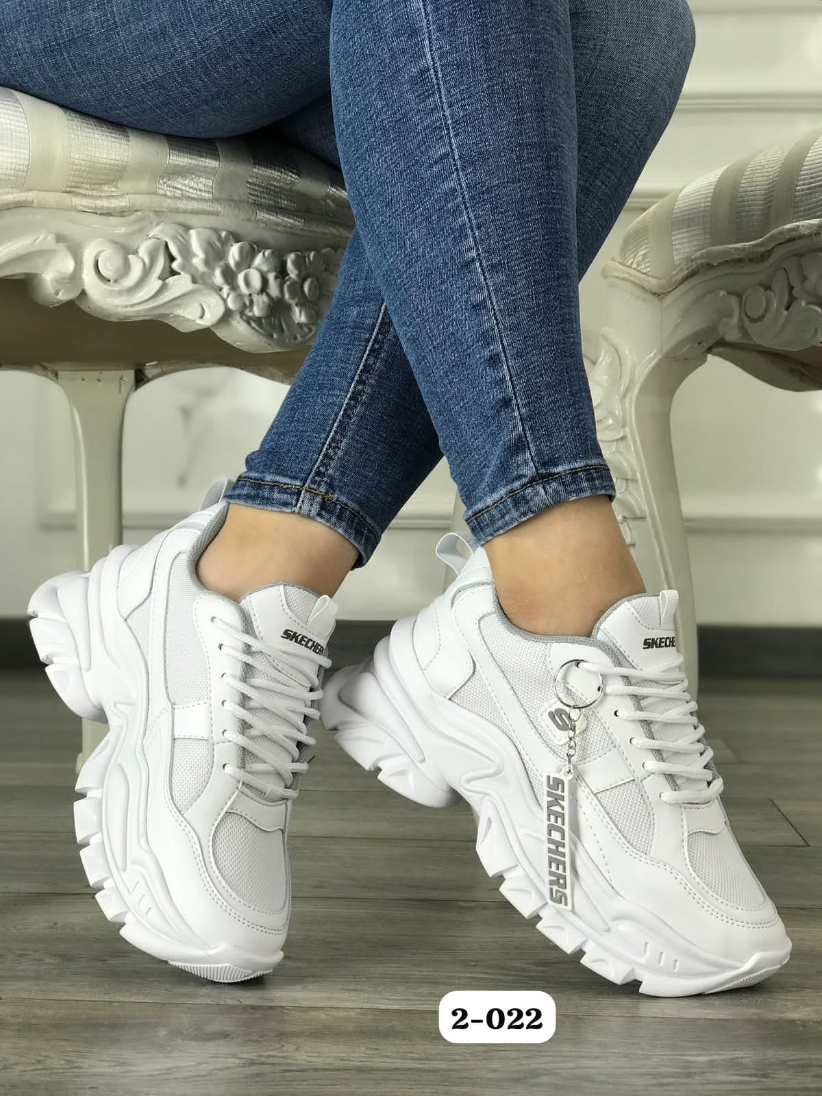 Tenis Skechers Plataforma Dama