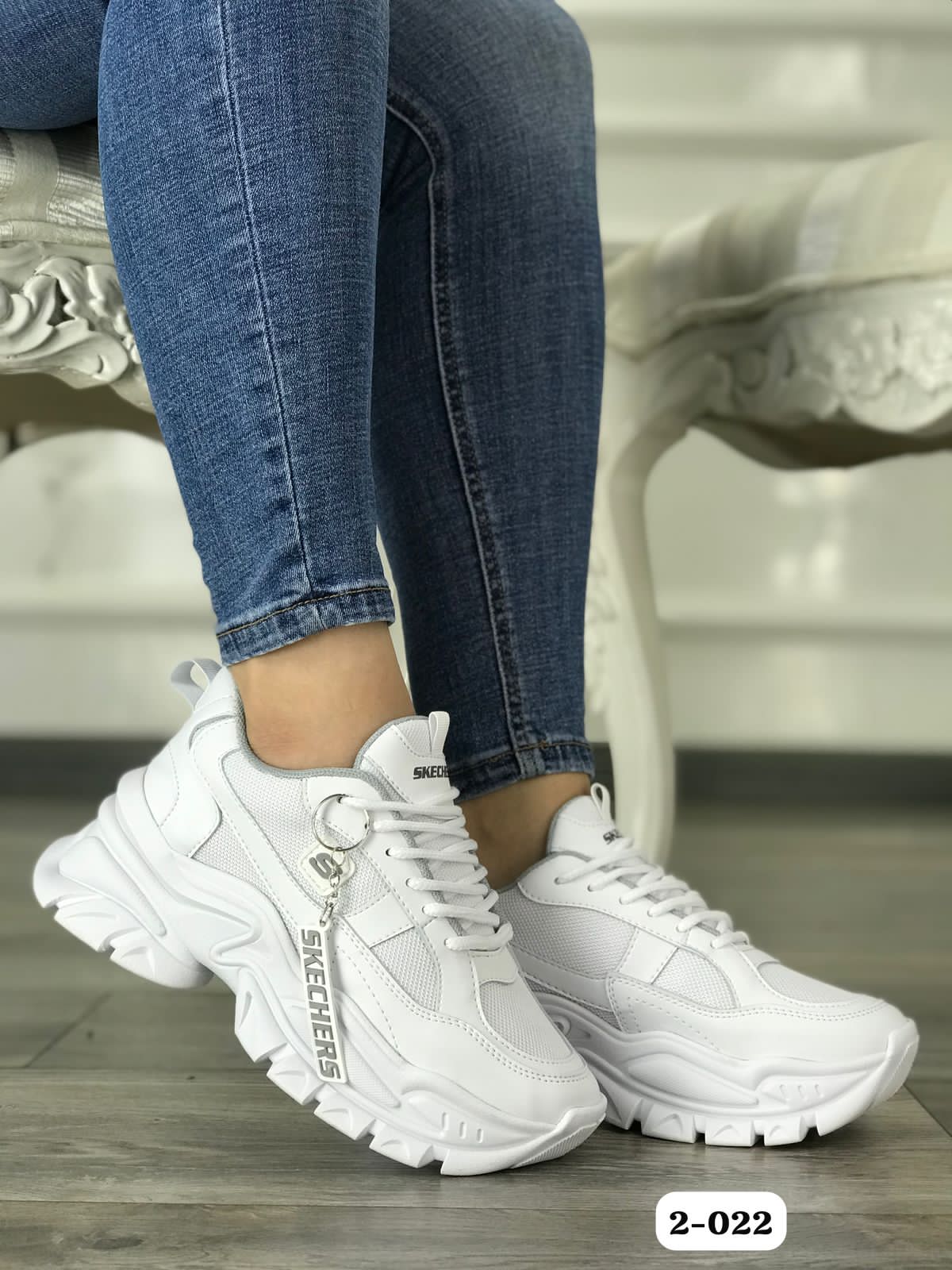 Tenis Skechers Plataforma Dama