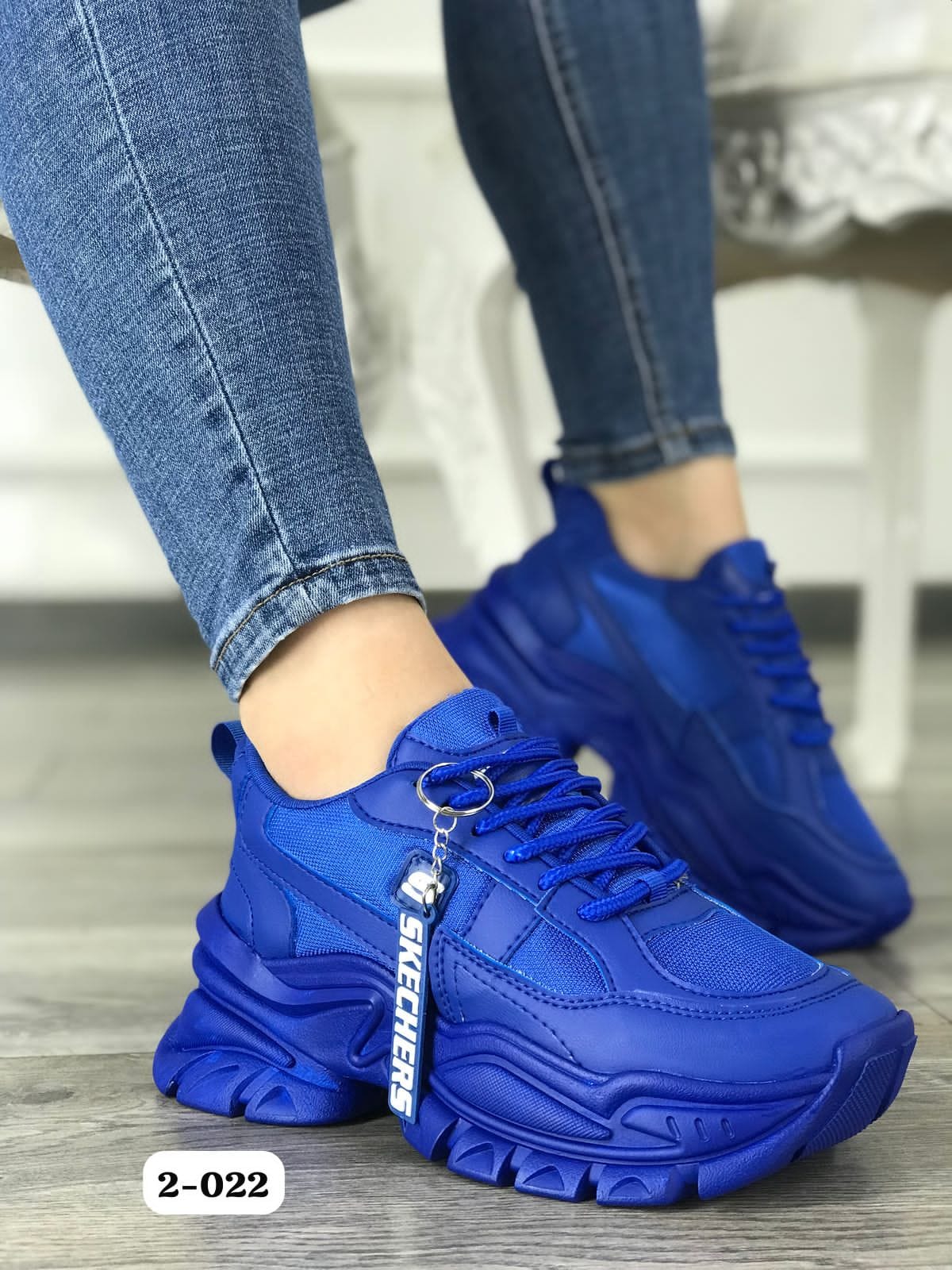 Tenis Skechers Plataforma Dama