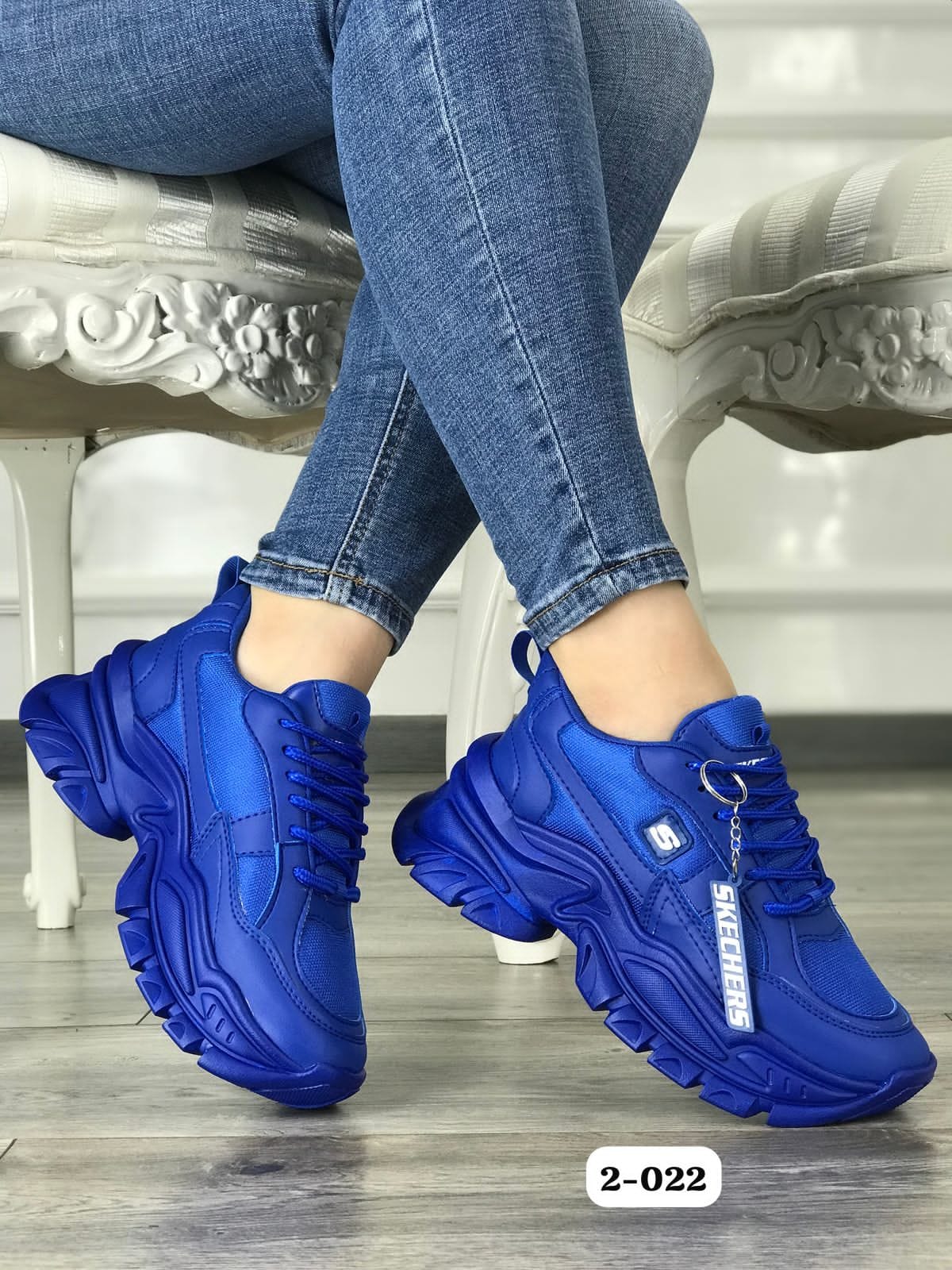 Tenis Skechers Plataforma Dama