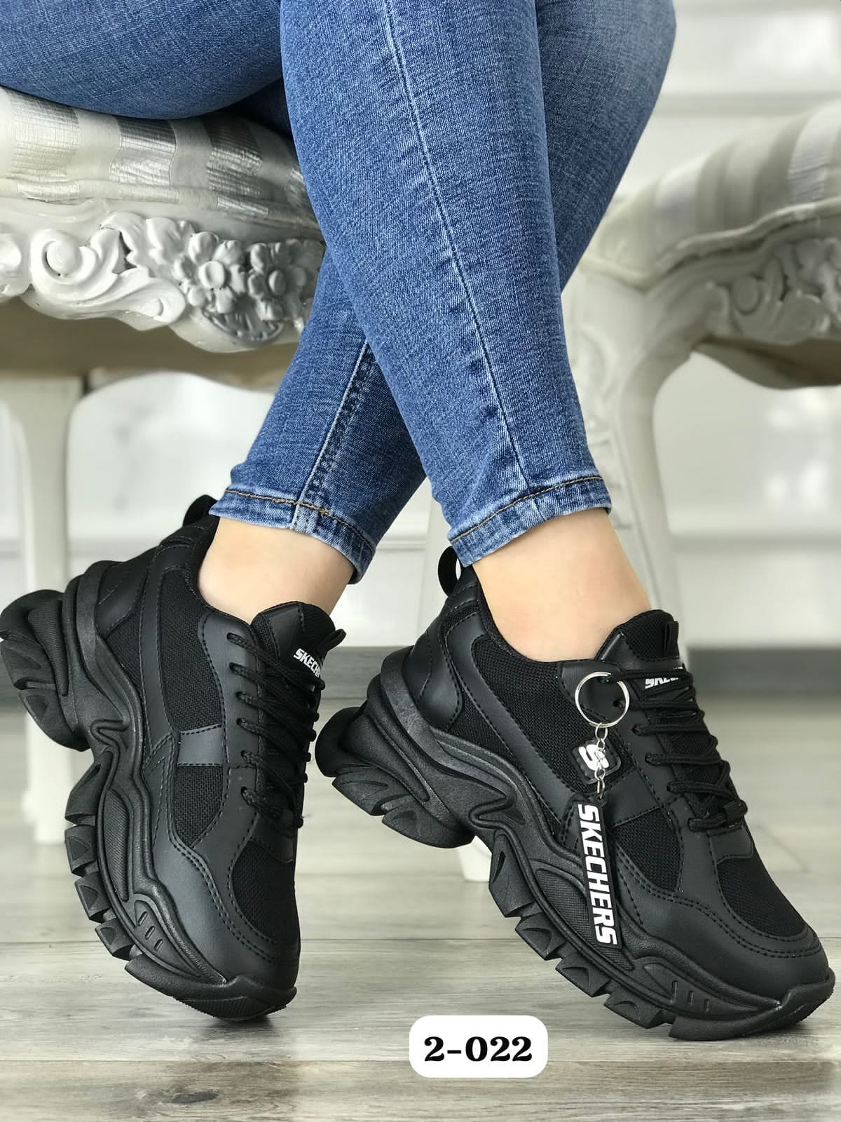 Tenis Skechers Plataforma Dama