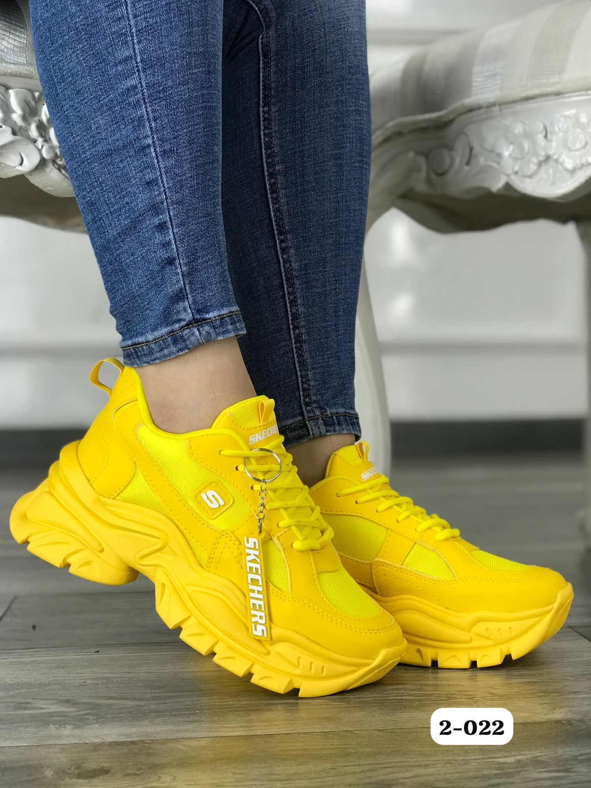 Tenis Skechers Plataforma Dama